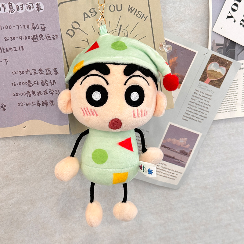 歪瓜出品蜡笔小新蚂蚁体毛绒挂件