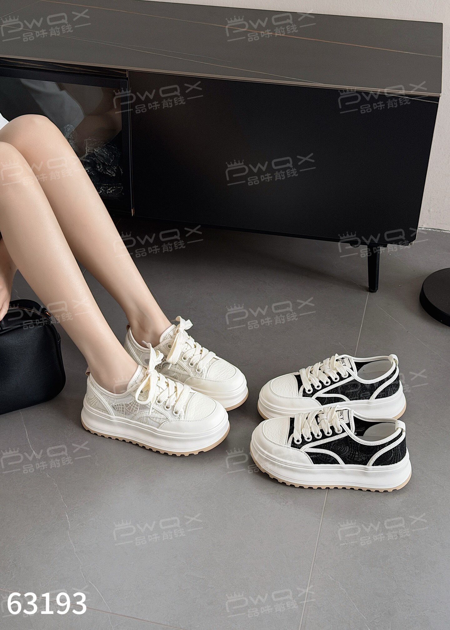真皮厚底蕾丝小白鞋女2026新款夏季透气网面休闲板鞋百搭鞋子品味