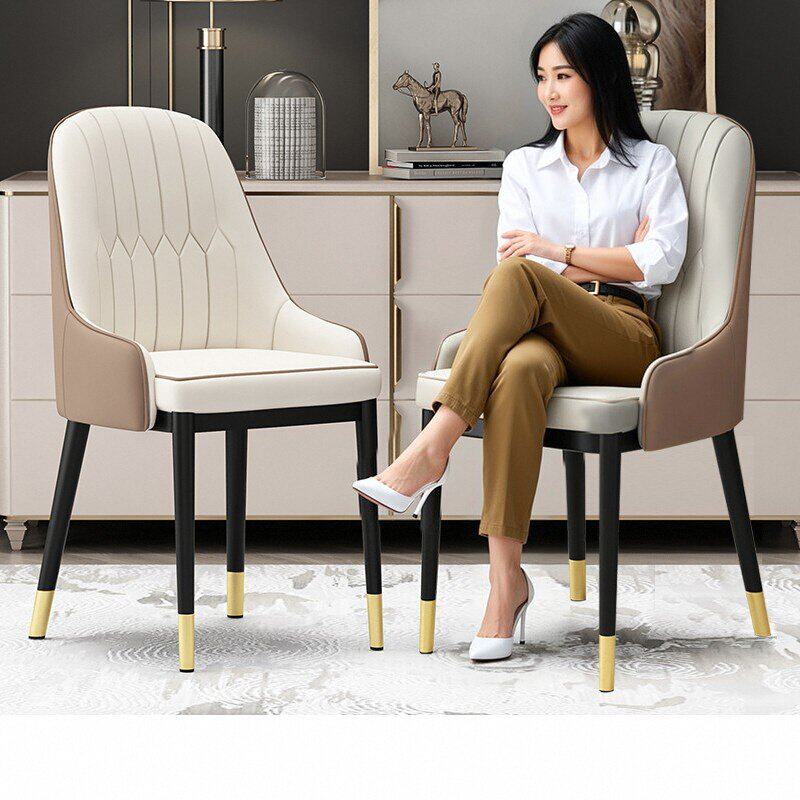 椅子家用餐椅简约餐桌椅轻奢高级靠背椅休闲椅餐厅凳子北欧咖啡椅