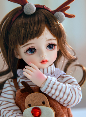 30cm手工改妆6分实体关节bjd仿真女孩儿童公主玩具洋娃娃生日礼物