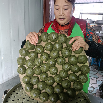 四川现做糯米新明菜粑粑加冰发货