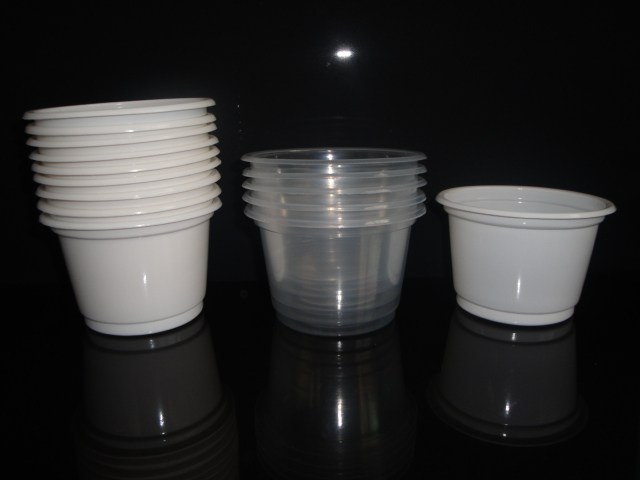 一次性塑料杯 甜品杯 双皮奶杯 酸奶杯 龟灵膏碗250ML加厚1000支