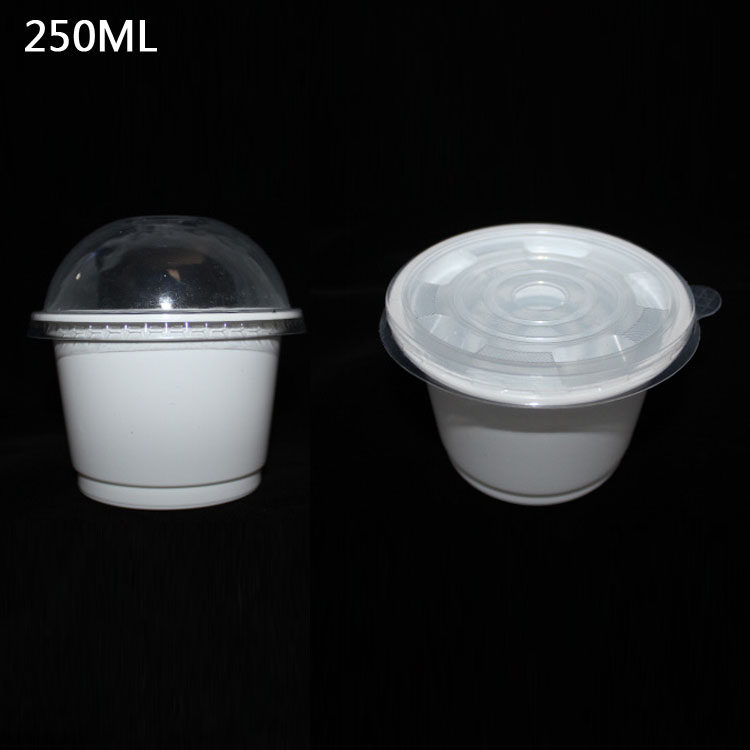 促销一次性塑料酸奶汤杯 双皮奶 水果布丁杯 龟灵膏碗加厚果冻杯