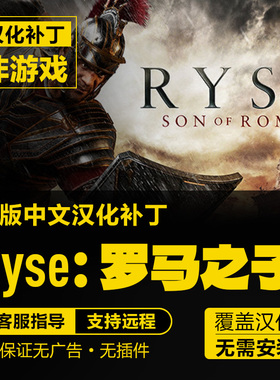 崛起罗马之子/Ryse:Son of Rome中文汉化补丁 支持steam/不含游戏
