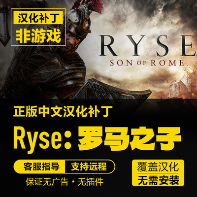 崛起罗马之子/Ryse:Son of Rome中文汉化补丁 支持steam/不含游戏