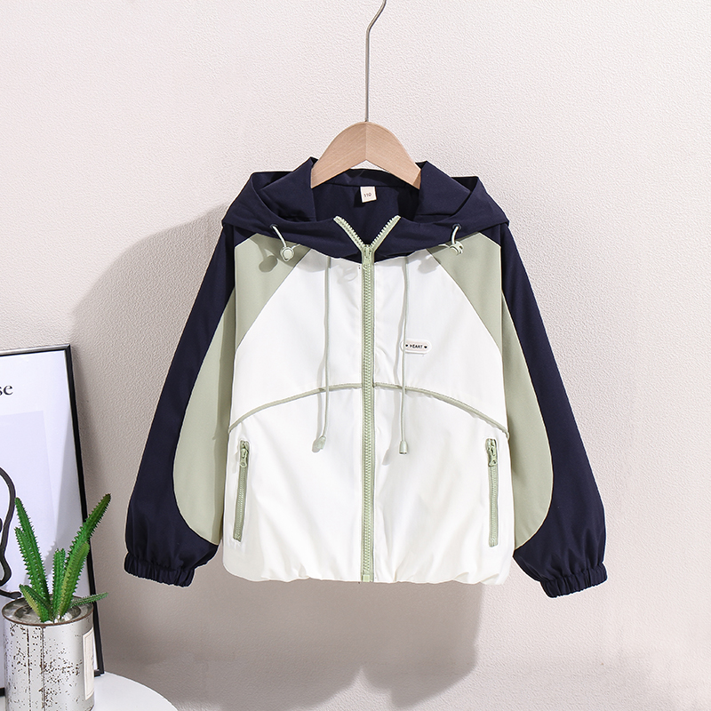 女童风衣外套春秋款中大童上衣