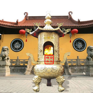 寺庙化宝炉铸铁烧纸炉室外化钱炉宗祠烧钱炉铸铁化经炉焚化炉大型