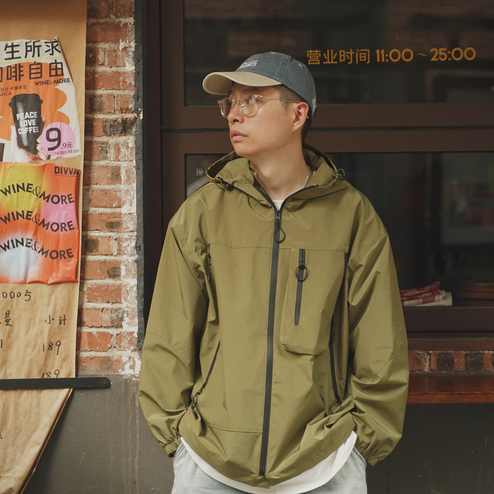 rebirth官方旗舰店机能口袋冲锋衣运动户外防水春秋连帽外套男潮,男装,夹克,淘宝优惠券,粉丝福利购,淘宝优惠卷