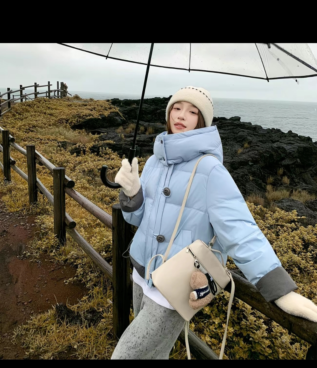 2025新款棉衣女短款时尚百搭撞色棉服韩版冬季棉袄外套潮