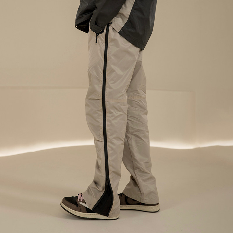 烦恼的octopusl拉链尼龙长裤