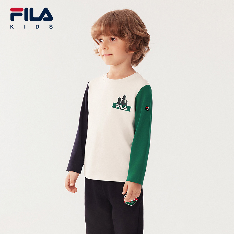 FILA斐乐男小童长袖T恤