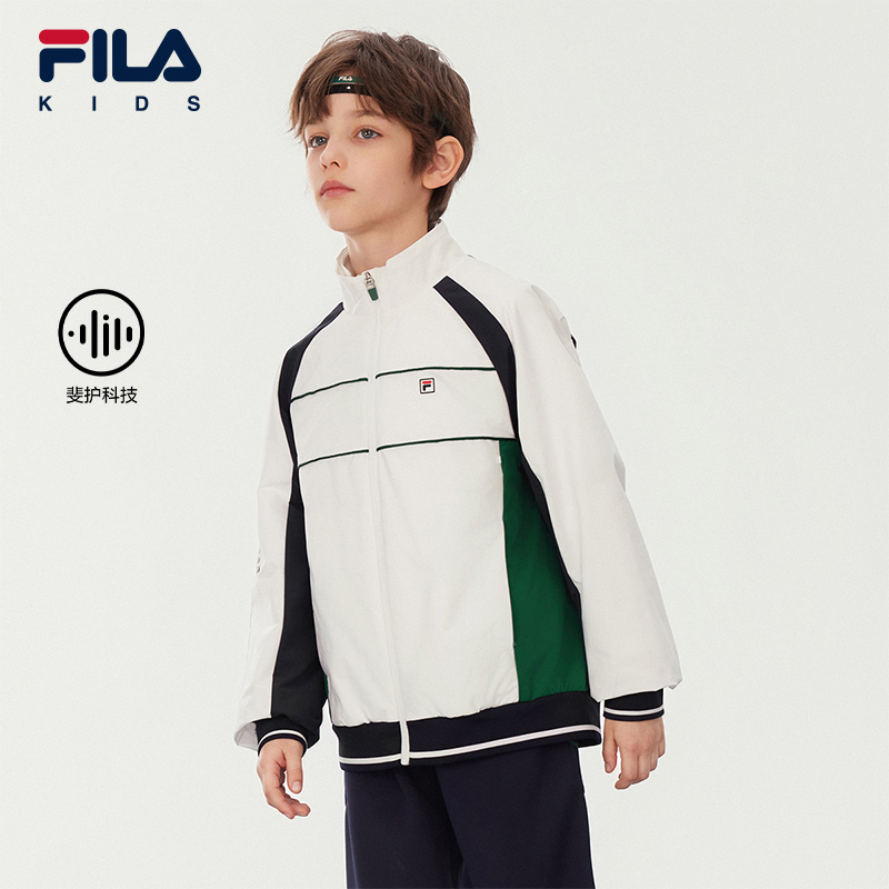 FILA斐乐中大童梭织外套