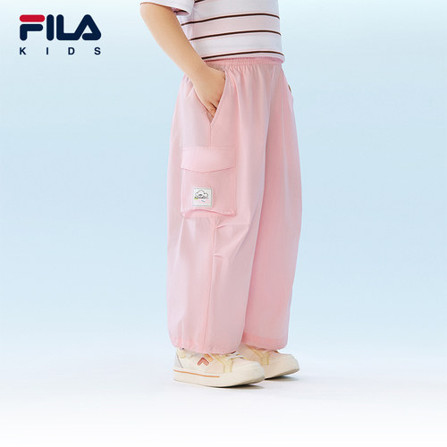 FILA斐乐女童梭织长裤