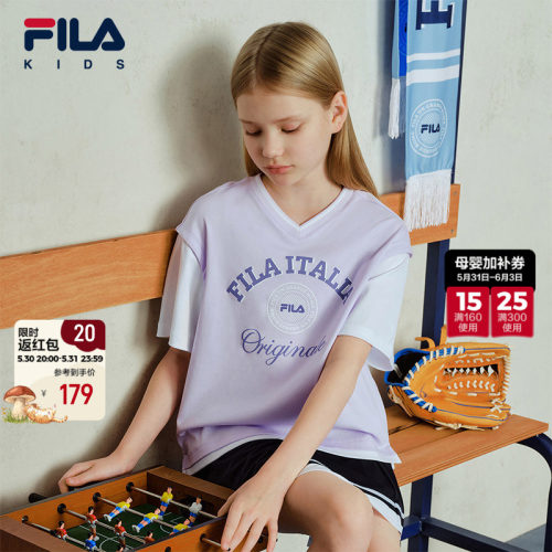 FILA斐乐儿童童装短T类