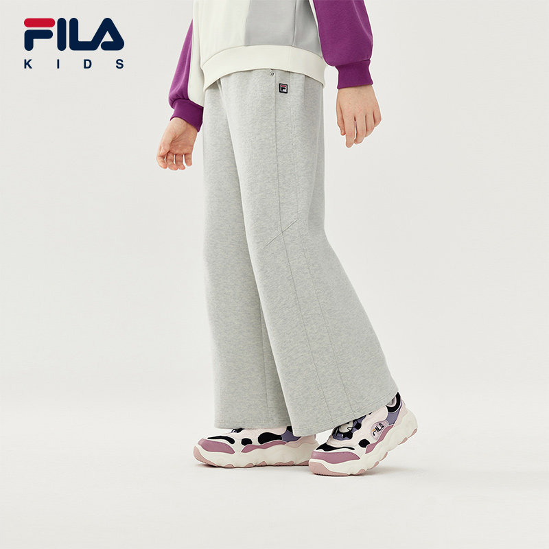 FILA斐乐儿童童装裤子2025年冬季新款女童中大童休闲宽松针织长裤,童装/婴儿装/亲子装,裤子,淘宝优惠券,粉丝福利购,淘宝优惠卷