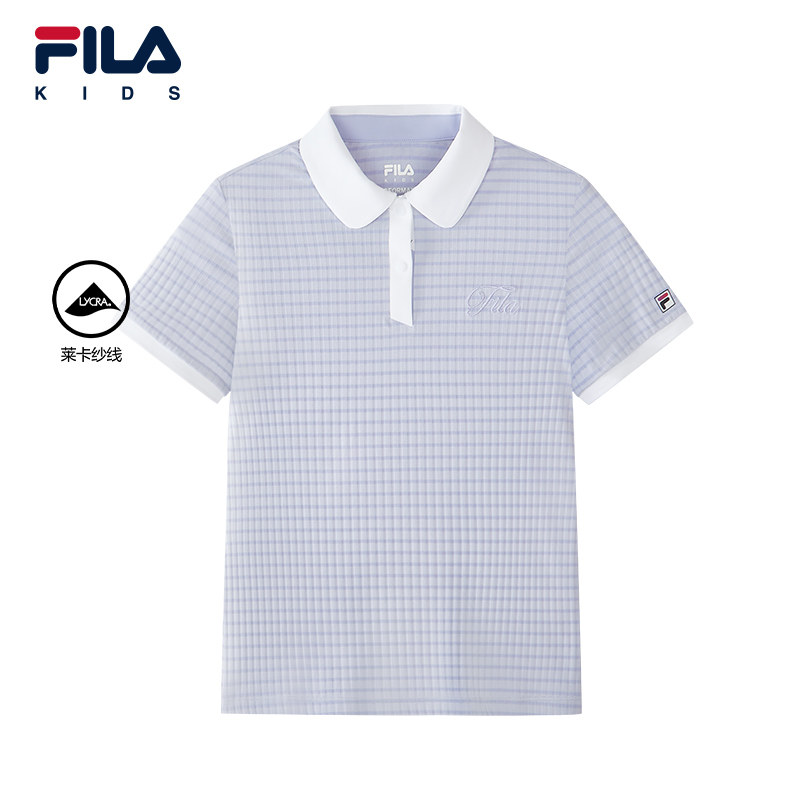 FILA斐乐女中大童短袖POLO图片