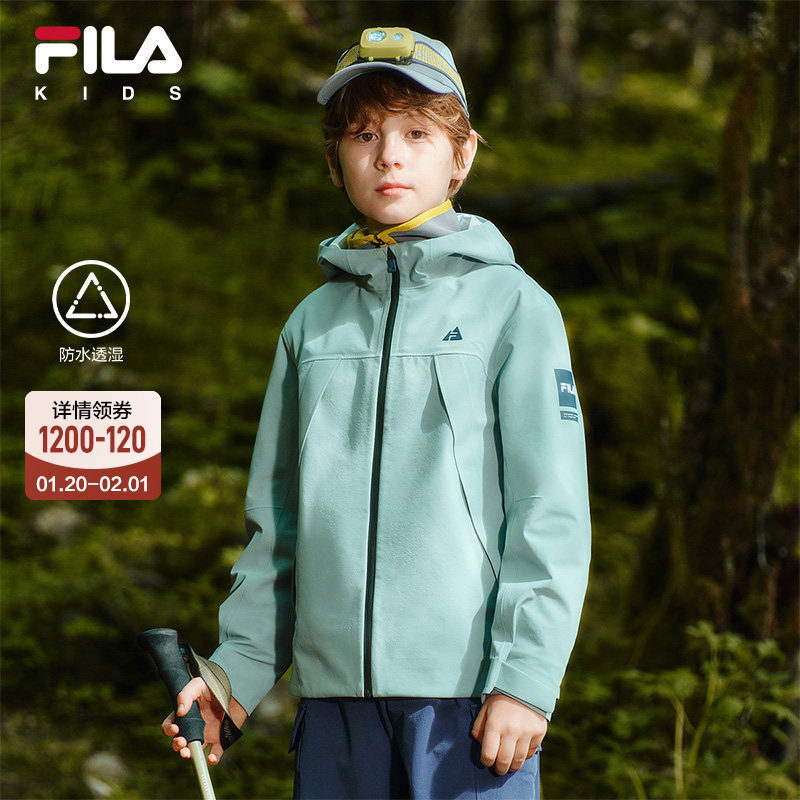 FILA斐乐儿童冲锋衣2025年冬季新款男童中大童外套防风防水户外服,童装/婴儿装/亲子装,普通外套,淘宝优惠券,粉丝福利购,淘宝优惠卷