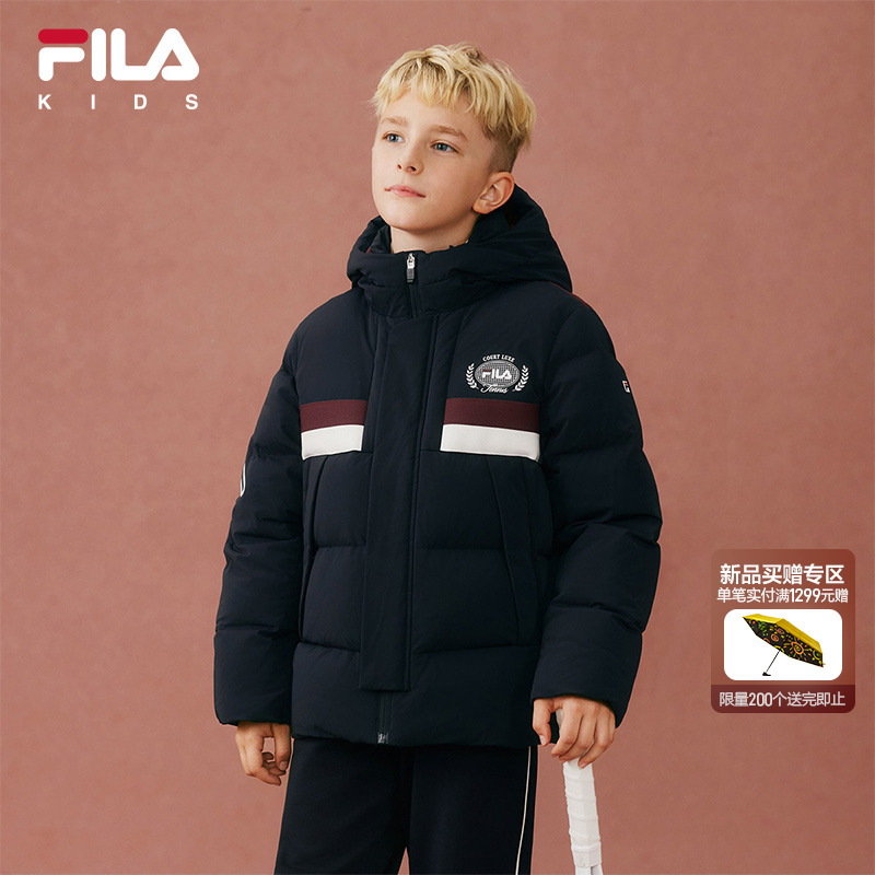 FILA斐乐男中大童常规羽绒服