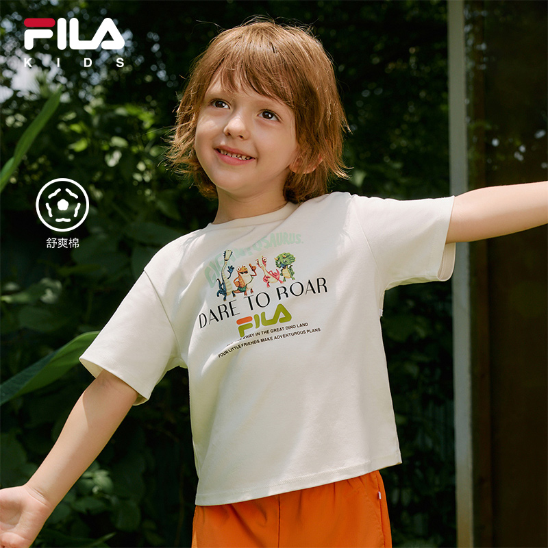 FILA斐乐男小童短袖T恤