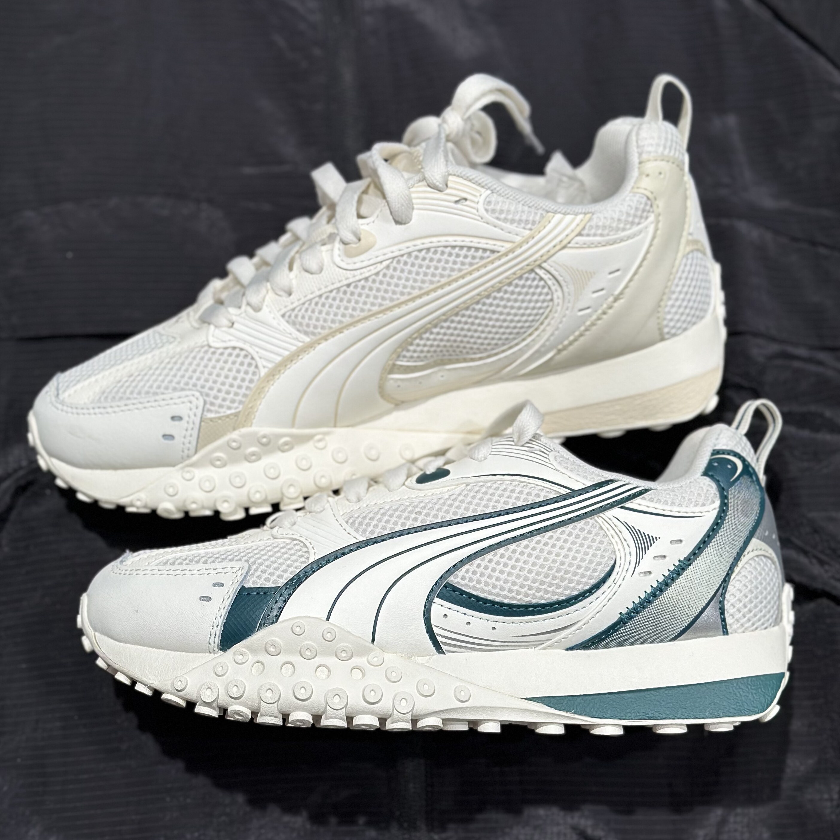 PUMA彪马男女跑鞋 赵继伟同款银色透气复古章鱼鞋BLKTOP 406318