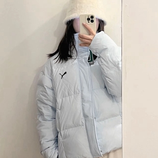 男女同款 英同款 面包服休闲运动立领羽绒服631636 IVE张元 PUMA彪马