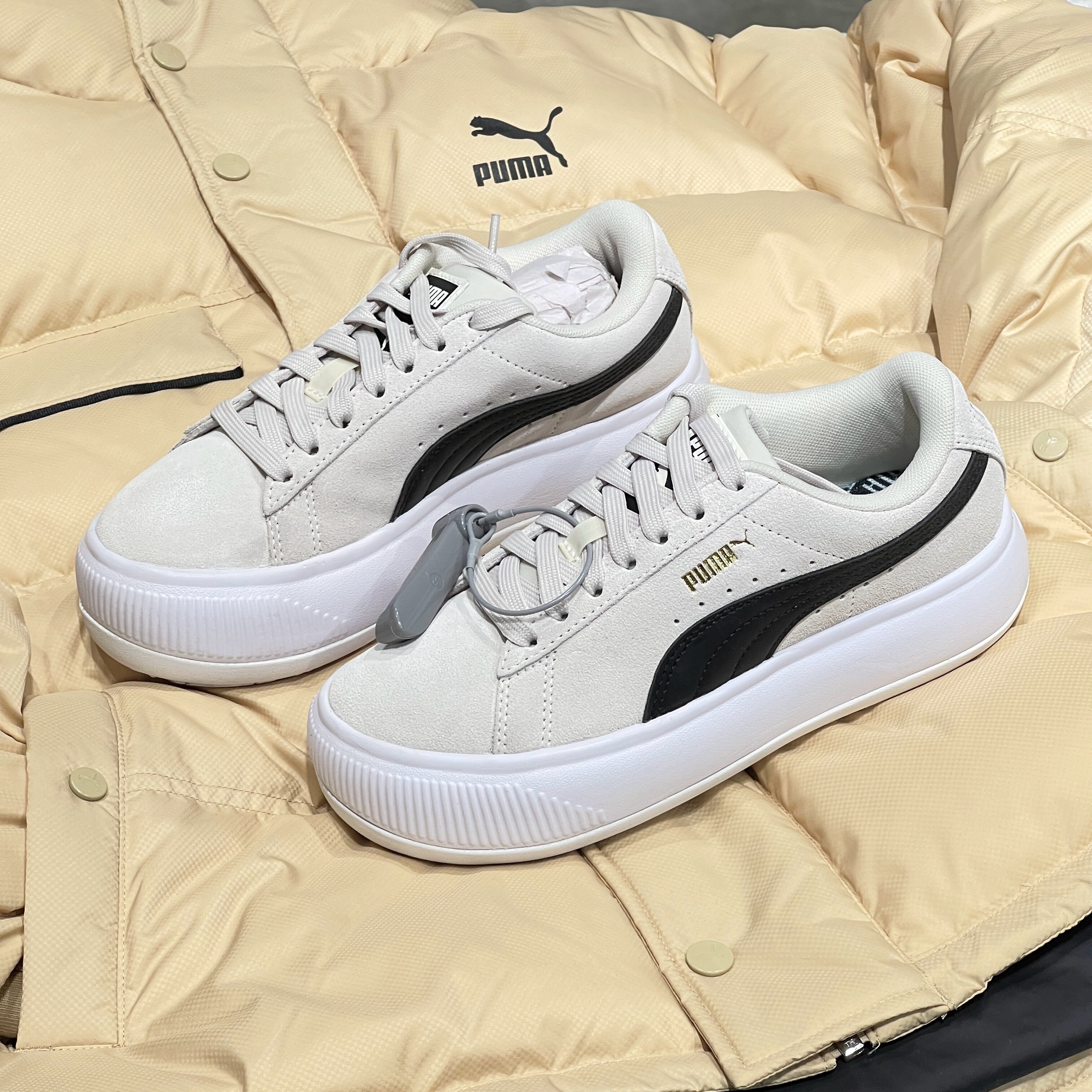 彪马puma 女款泫雅同款松糕鞋 厚底增高面包鞋休闲低帮板鞋380686