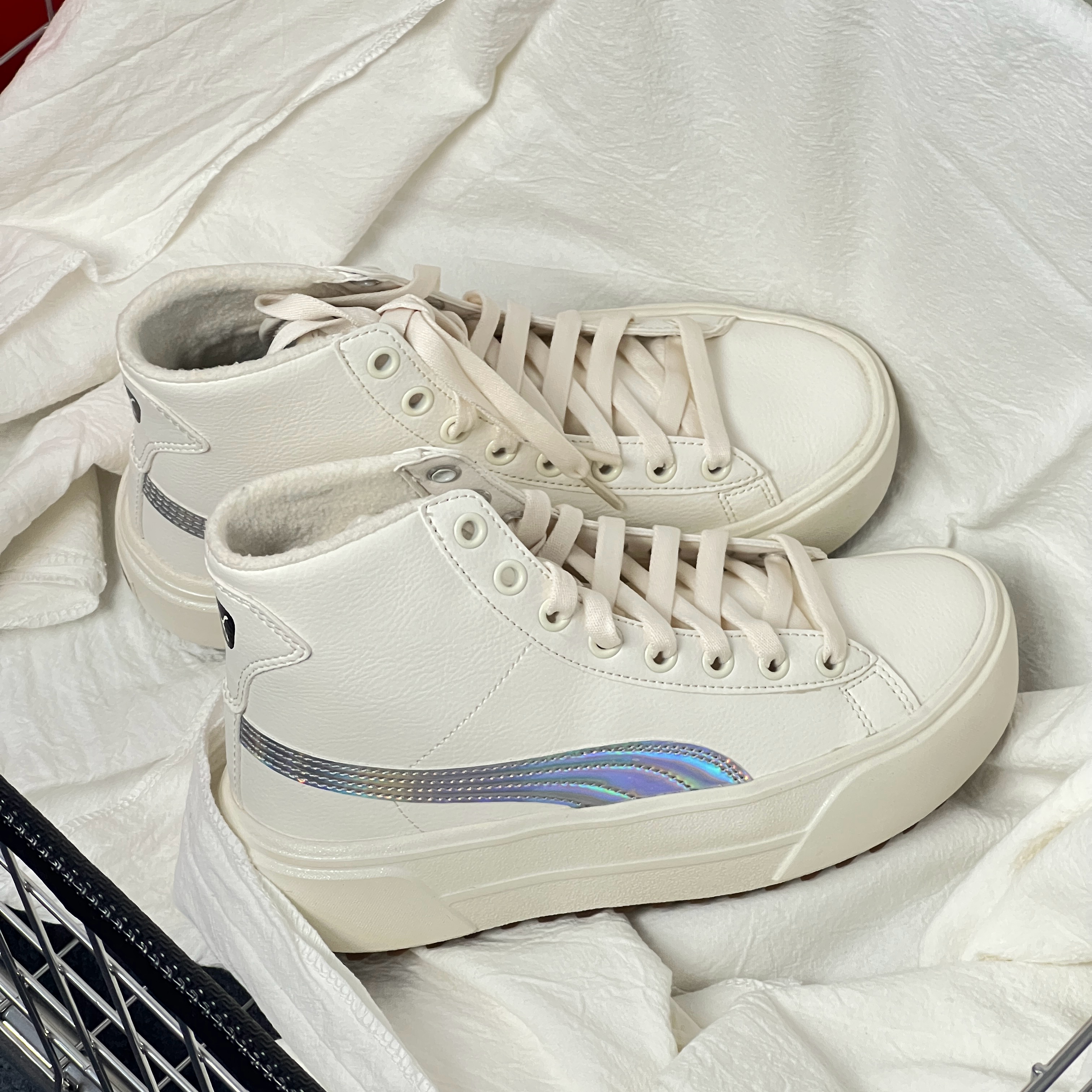 彪马PUMA厚底女子加绒保暖板鞋