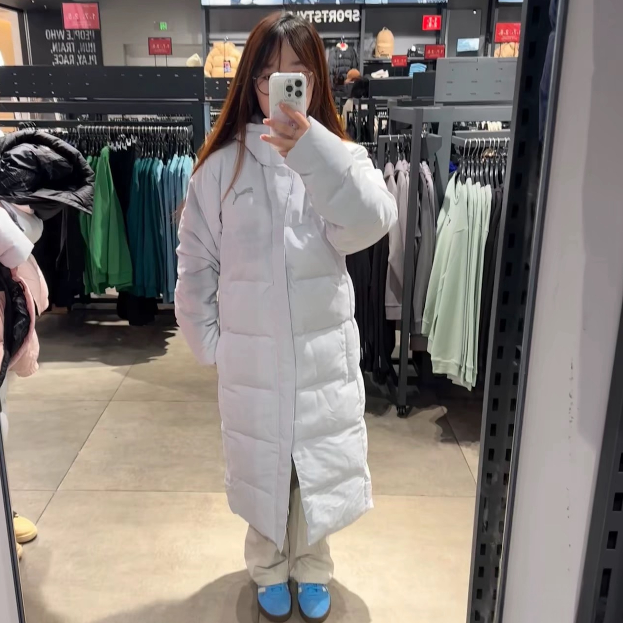 PUAM彪马男女科技防风加厚羽绒服