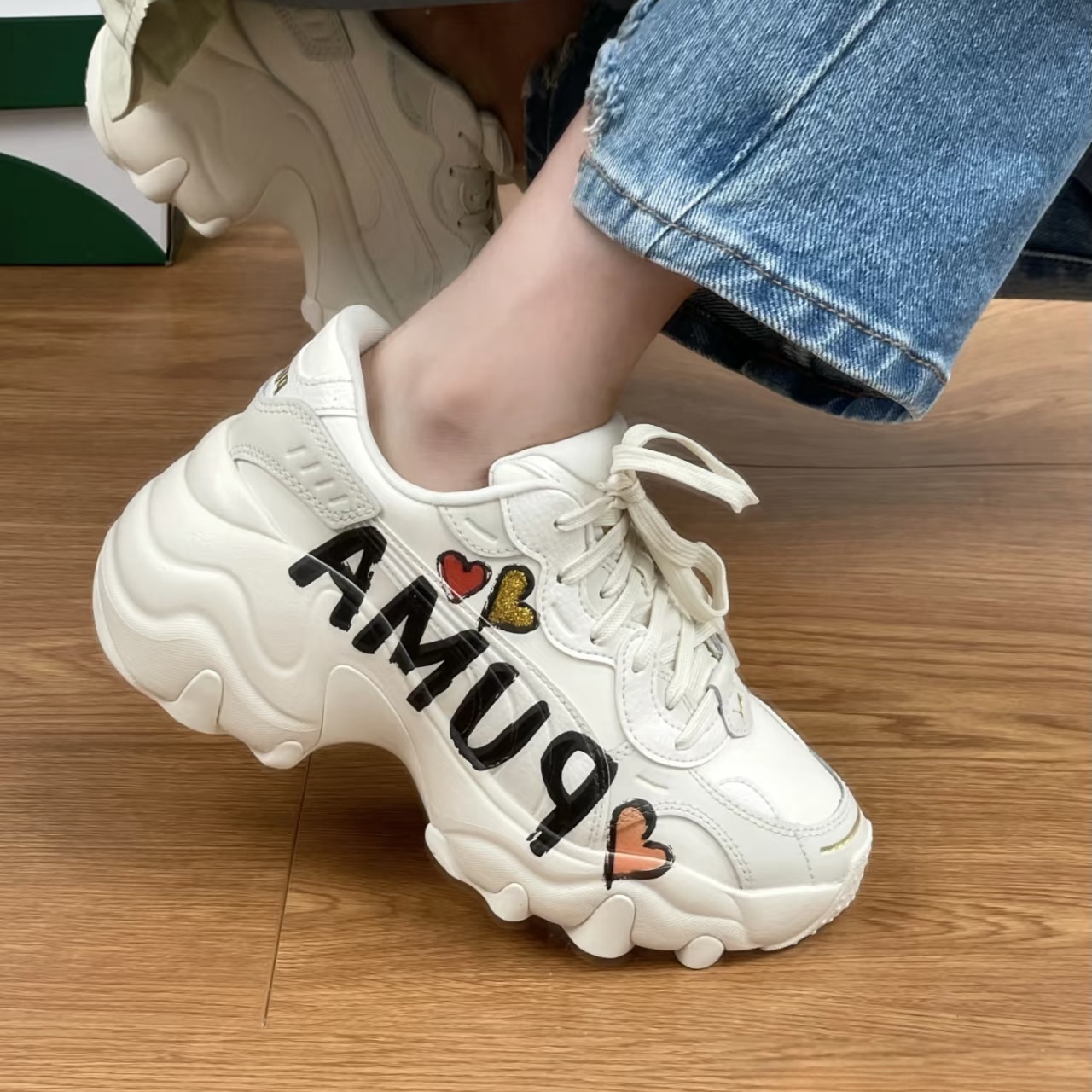 PUMA彪马女子复古厚底休闲鞋