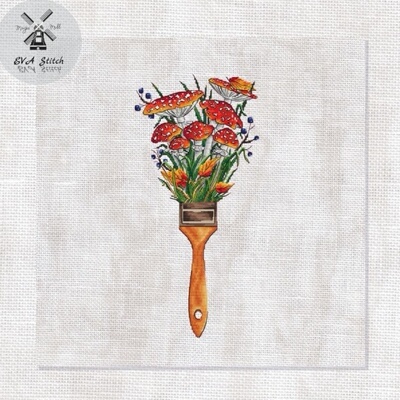 弹弹十字绣 D1342秋天的颜色 自配DMC/R线十字绣套件 非印花