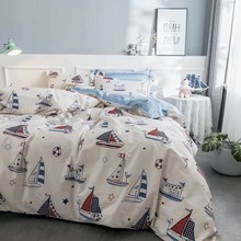 个性男孩儿童样板间床品四件套被套1