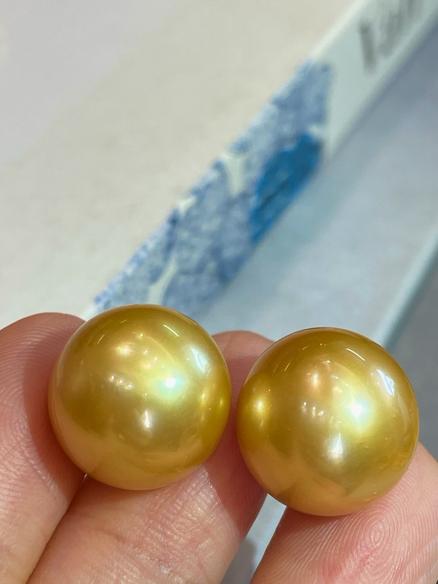 浓金珠素钉 13-14mm  皮光细腻饱满