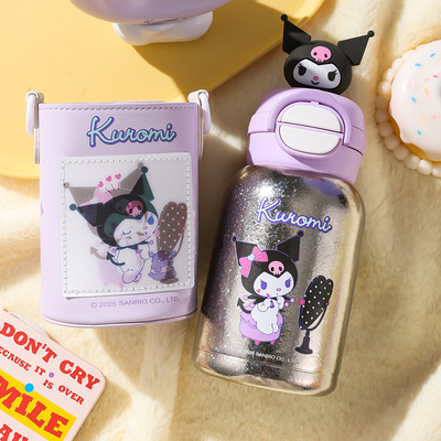 杯具熊开口笑纯钛保温杯儿童双饮吸管水杯子可爱学生上学专用水壶