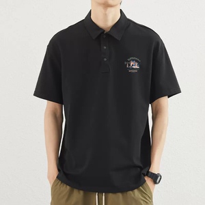 polo衫2023夏季男士工作服短袖T恤工衣翻领保罗简约工装印字logo