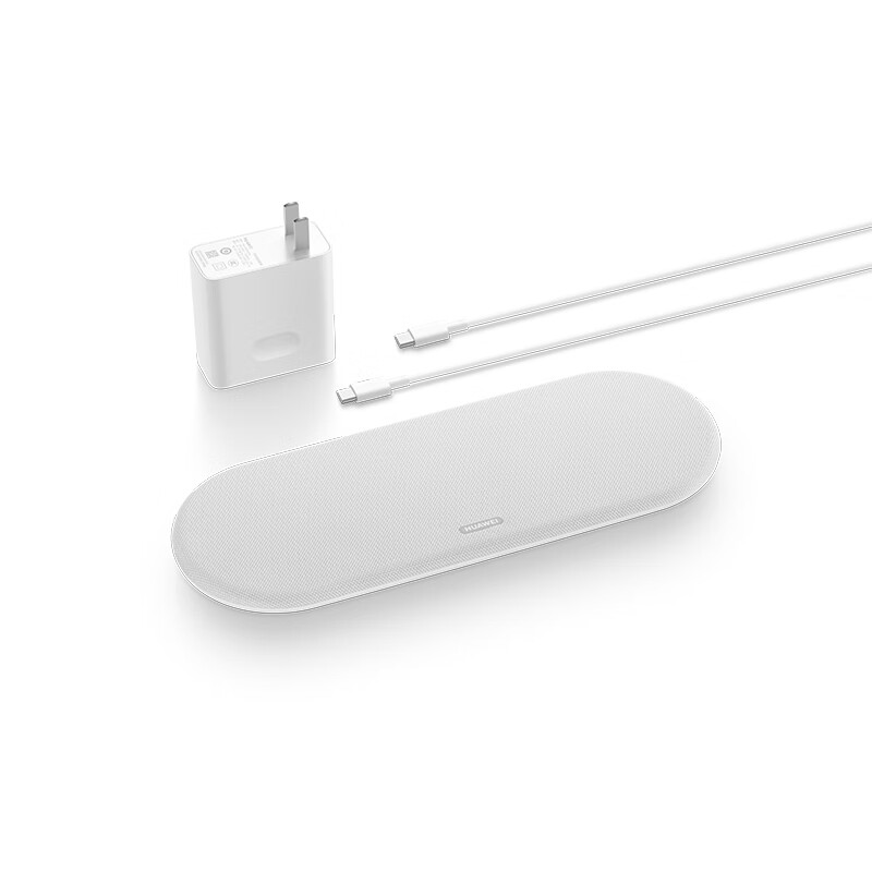 华为三合一无线充电器电板（Max 15W*3）星云灰套装多线圈无缝多品类设备兼容