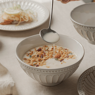 日式 碗沙拉碗ins风餐具 汤碗面碗拉面碗斗笠碗复古单个大号好看