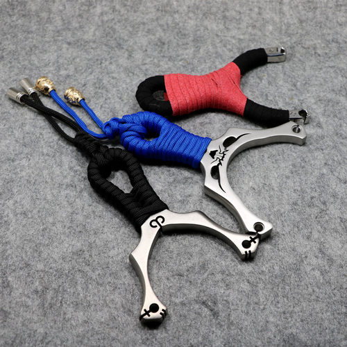 海浪扣指单卡卡珠圆皮弹弓户外顶卡高精度威力大卡球迷你牙签悟空