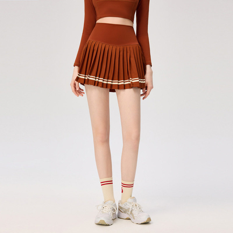 网球裙女百褶裙高腰显瘦半身裙羽毛球裙跑步健身运动短裙女带底裤,运动服/休闲服装,运动半身裙,淘宝优惠券,粉丝福利购,淘宝优惠卷