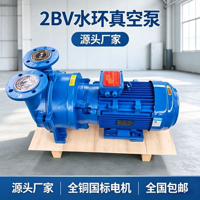 博山2bv水环式真空泵工业用循环水抽气泵220v380v防爆负压泵