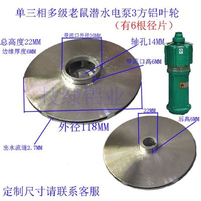 三相小老鼠大流量潜水泵