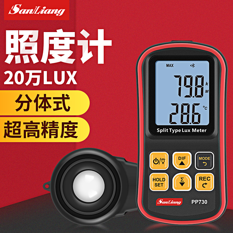 日本三量數顯高精度照度計