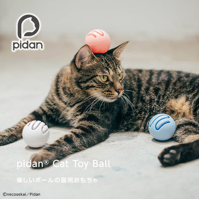 Pidan猫玩具 球类猫玩具 猫薄荷铃铛 闪光球宠物猫用品