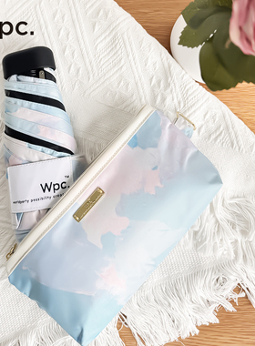 wpc太阳伞胶囊伞晴雨两用2025新款防晒遮阳五折小巧便携防紫外线