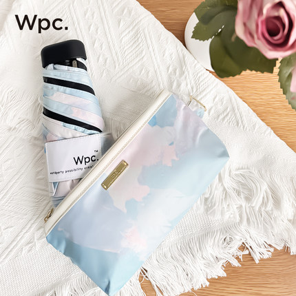 wpc太阳伞胶囊伞晴雨两用2025新款防晒遮阳五折小巧便携防紫外线