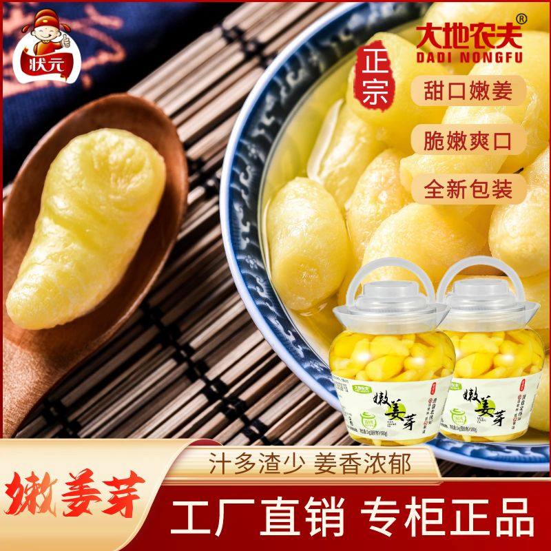 状元嫩姜芽生姜腌制甜姜泡菜下饭小菜腌菜火锅伴侣1000g姜芽