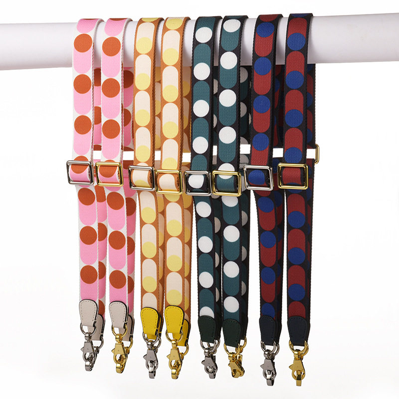 包包配件斜挎包带子夏季2.5可调节背包带水桶包帆布宽肩带细替换