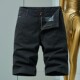 头夏天中裤 夏季 衩子 男士 宽松休闲直筒透气马裤 多口袋五分工装 短裤