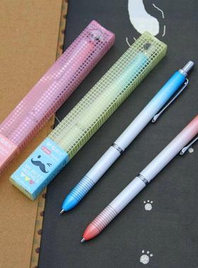 晨光文具自动铅笔AMPH0302全金属笔杆0.5mm重手感写字按动铅笔
