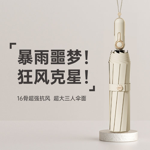 16骨雨伞全自动加固结实折叠