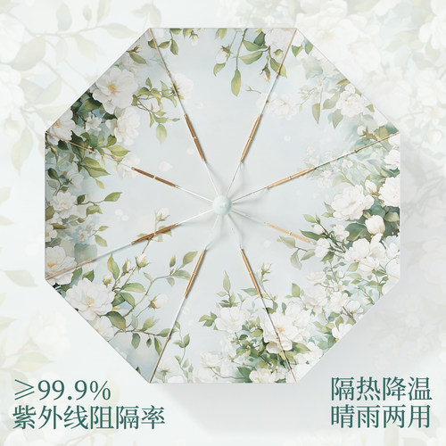 夏天必备丨左都新款钛银防晒伞